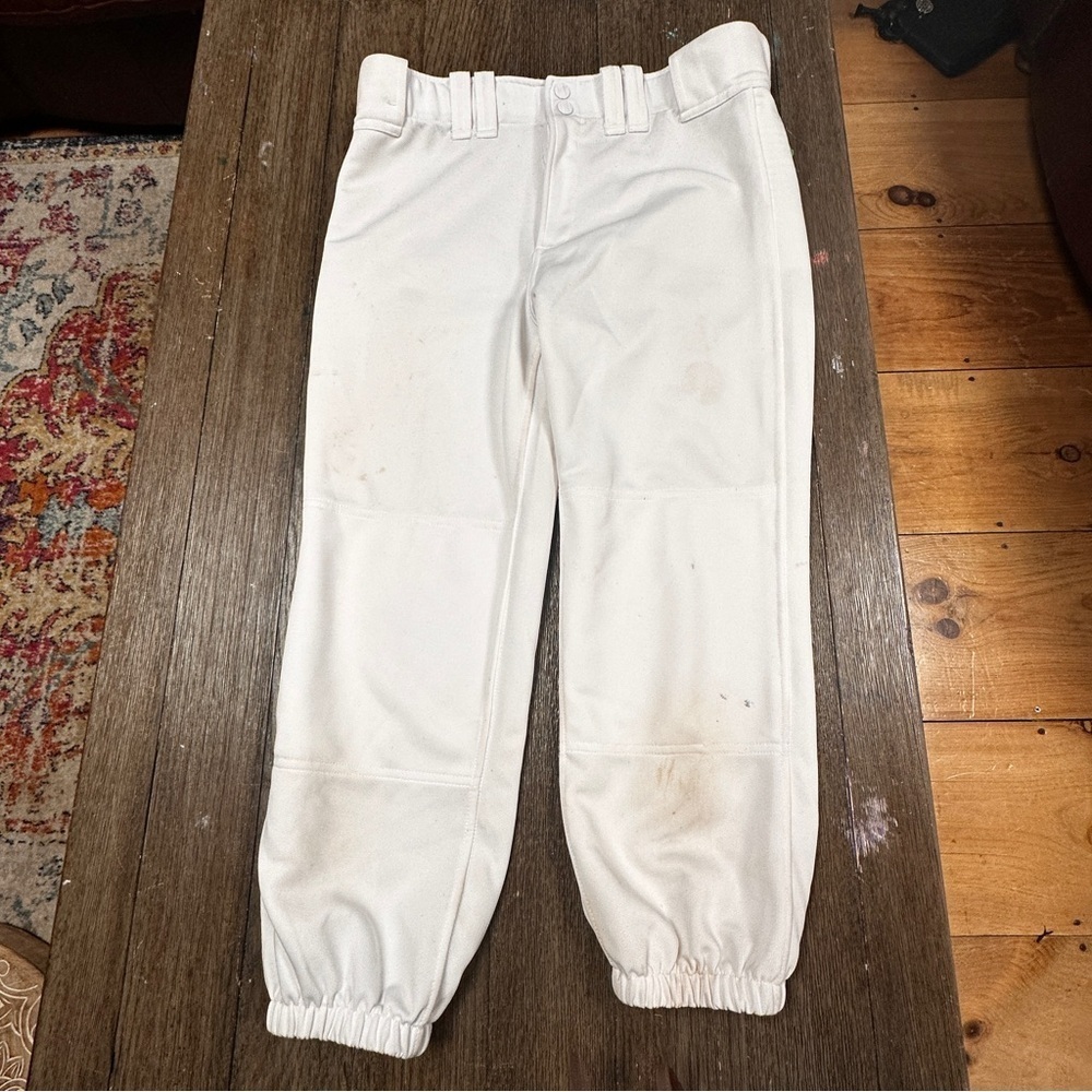 Rip-it white softball pants, practice pants girls / teen / women medium